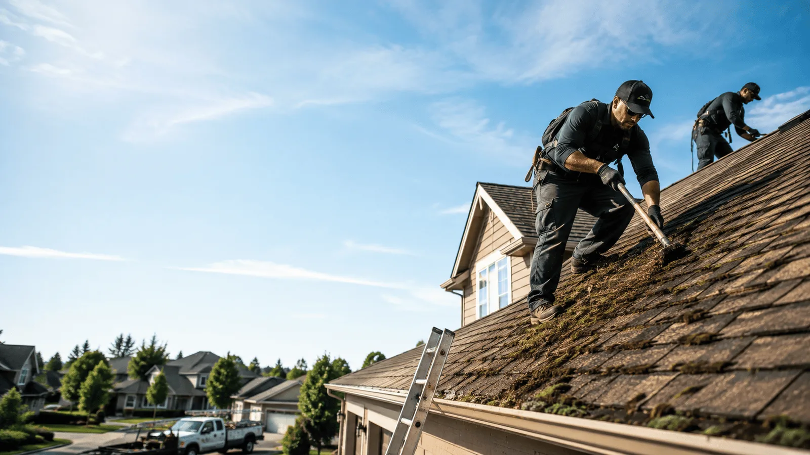 Roof Moss Removal in Middletown, RI near me
